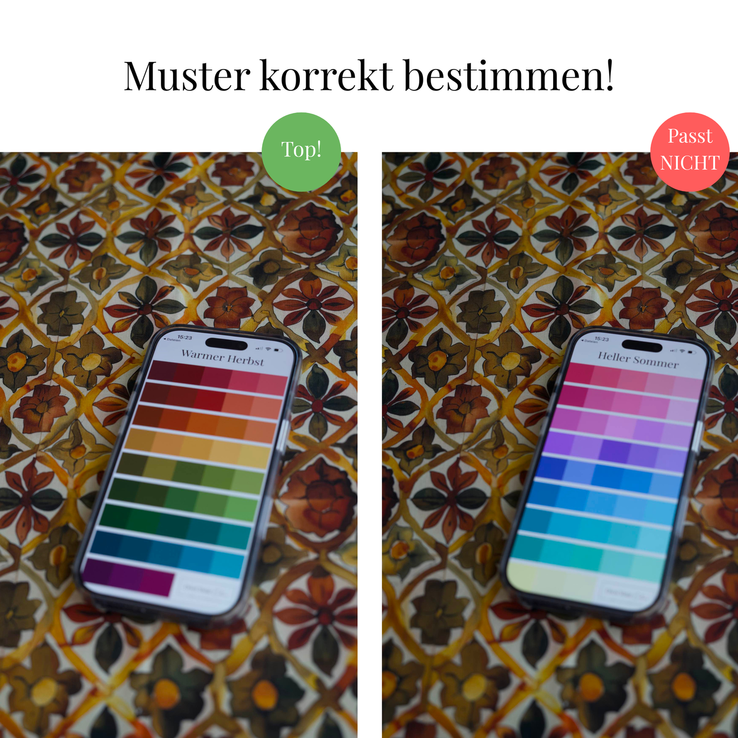 Shopping-Farbpalette (digital)